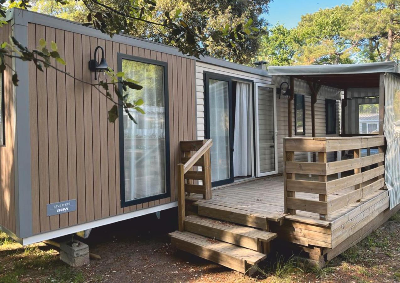 Grand Mobile-Home 45M2 Au Calme Et Au Bord De Mer แซ็ง-เบรแว็ง-เล-แป็ง ภายนอก รูปภาพ